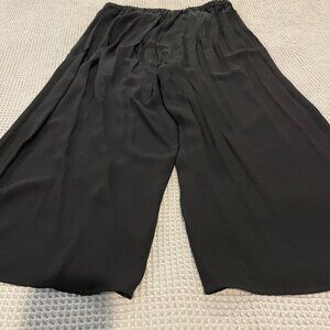 Eileen Fisher 100% Silk Wide Leg Pants